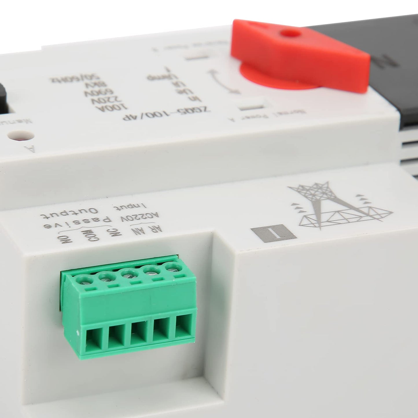 Dual Power Automatic Transfer Switch, High Sensitive Response Circuit Breaker Changeover 220V (ZGQ5-100/4P)