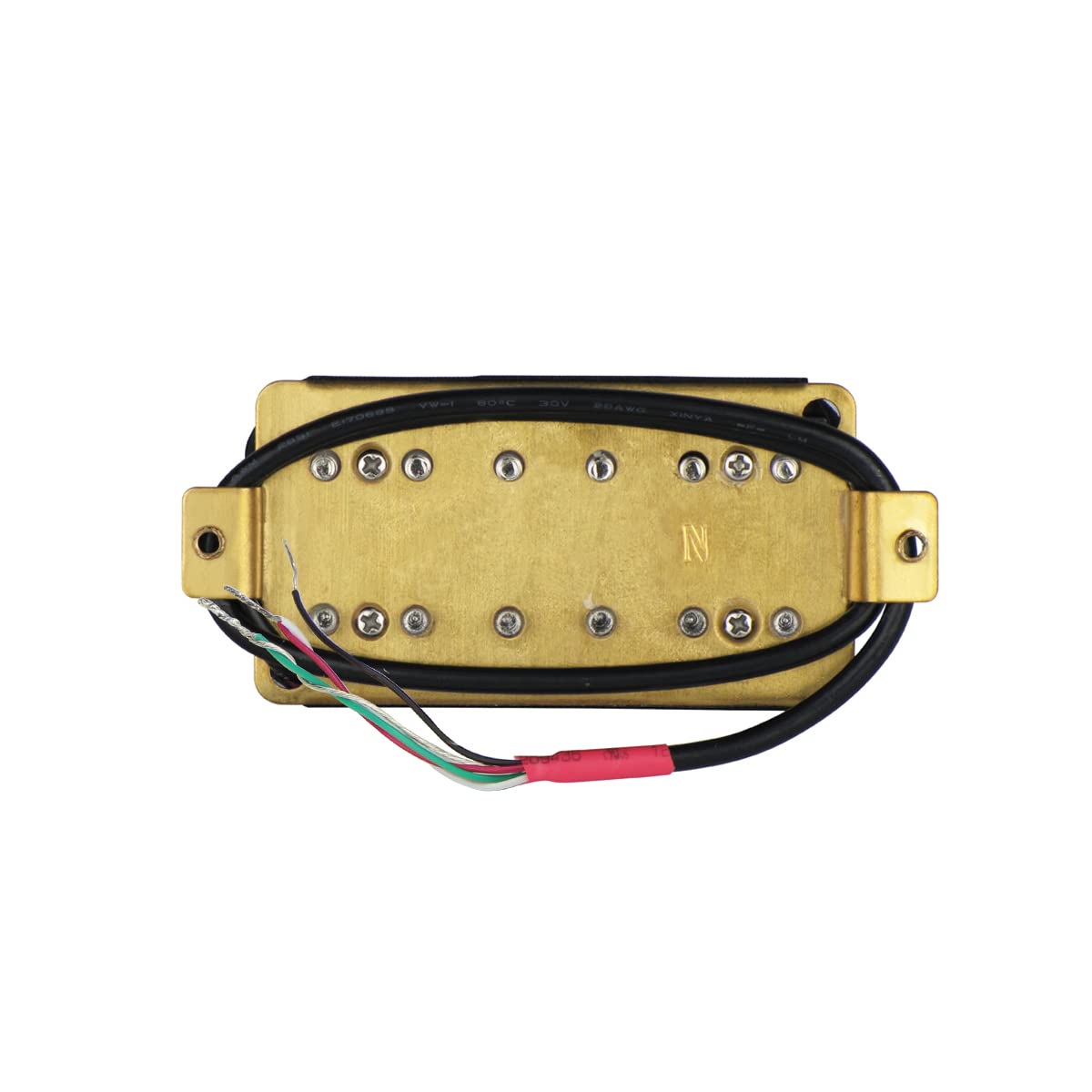 FLEOR Electric Guitar Humbucker Pickups Ceramic Double Coil Guitar Bridge Pickup & Neck Pickups Set-Zebra