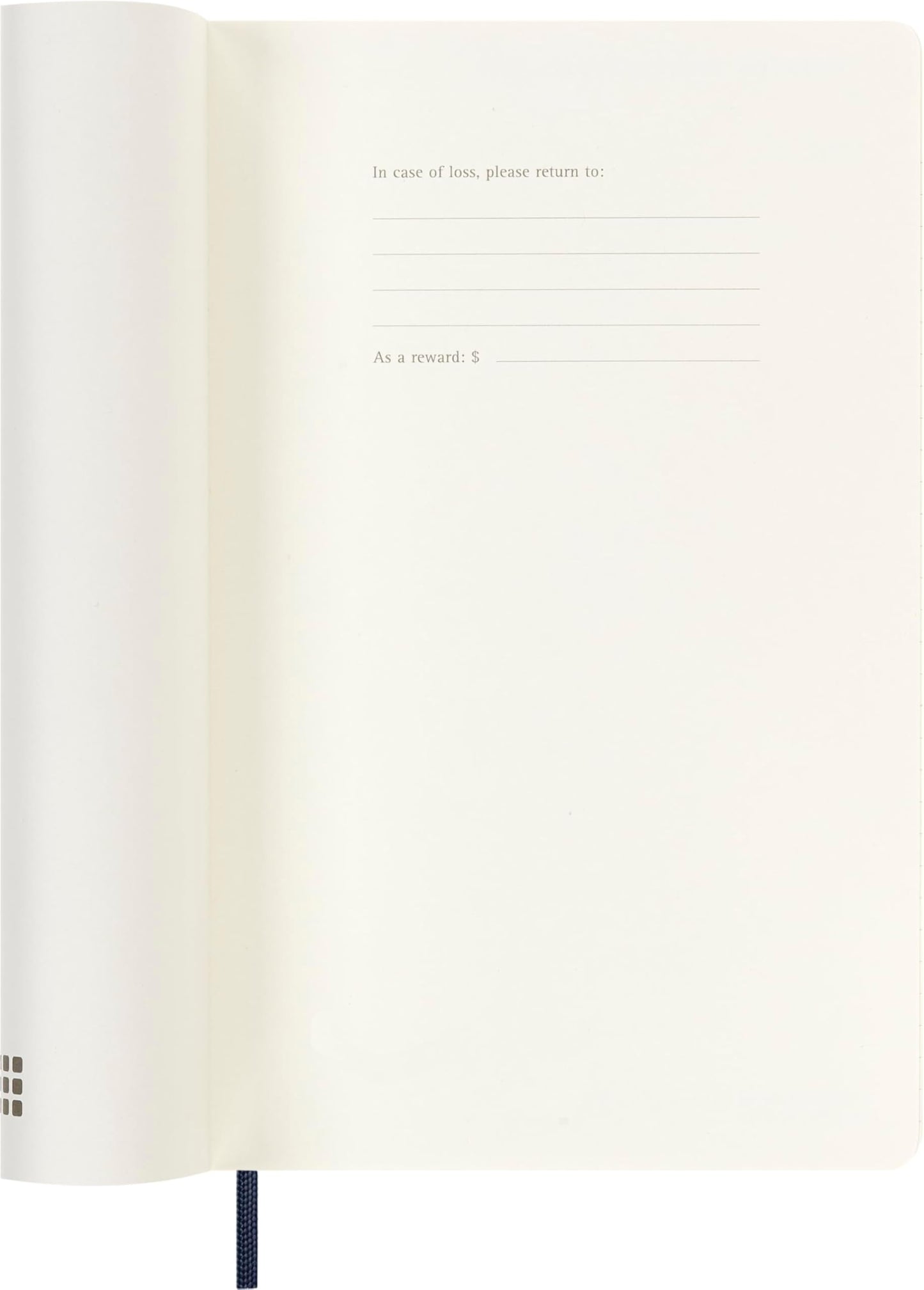 Moleskine Classic 18 Month 2025-2026 Weekly Planner, Soft Cover, Large (5" x 8.25"), Sapphire Blue, 208 pages