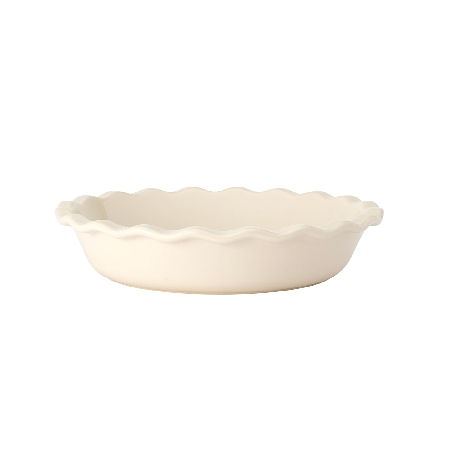 Emile Henry 91026131 Ruffled Pie Dish Bakeware 26 cm/10 in, 1.4L/1.5 qt, Argile