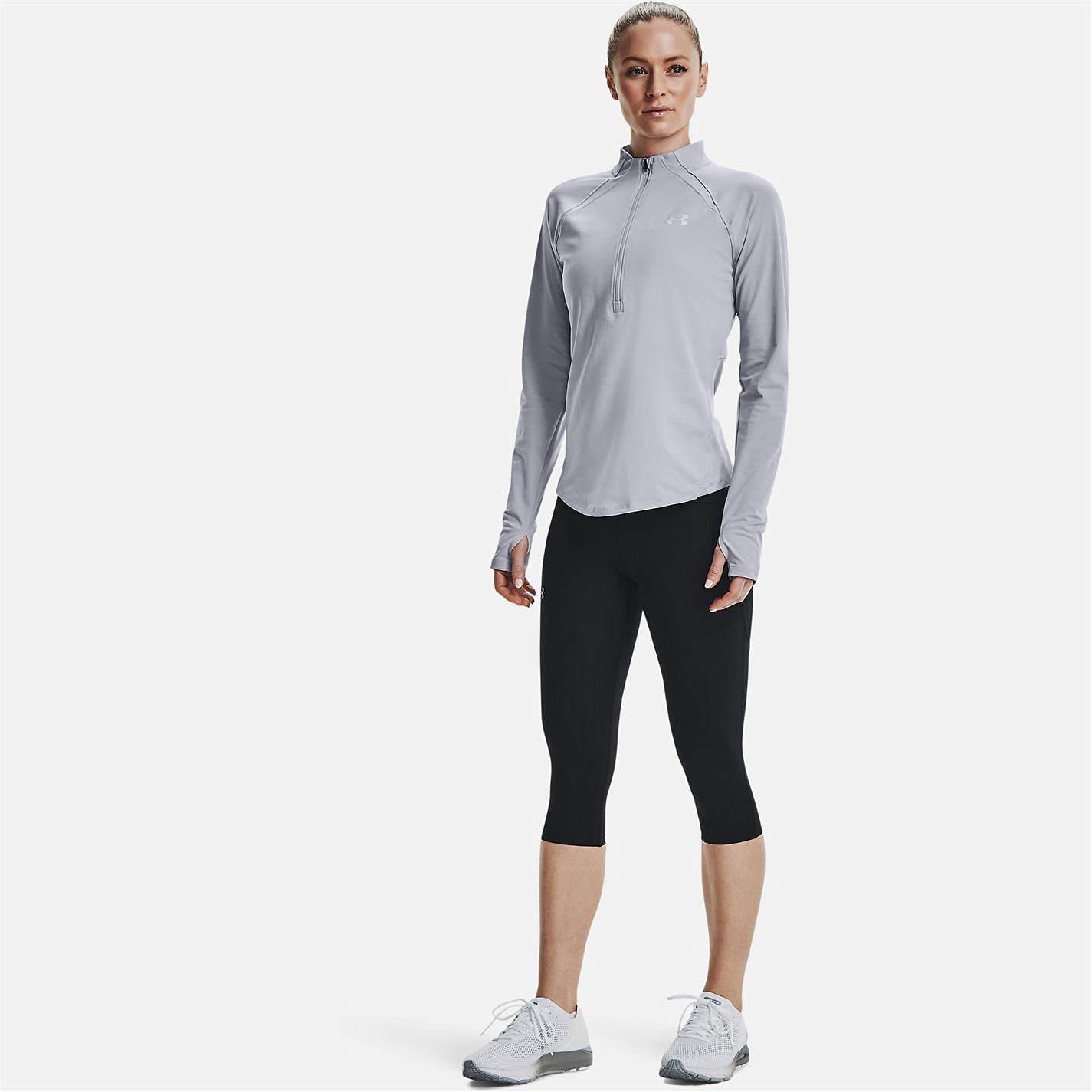 Under Armour Women's Fly Fast 2.0 Running Capri, Black/Black, Small