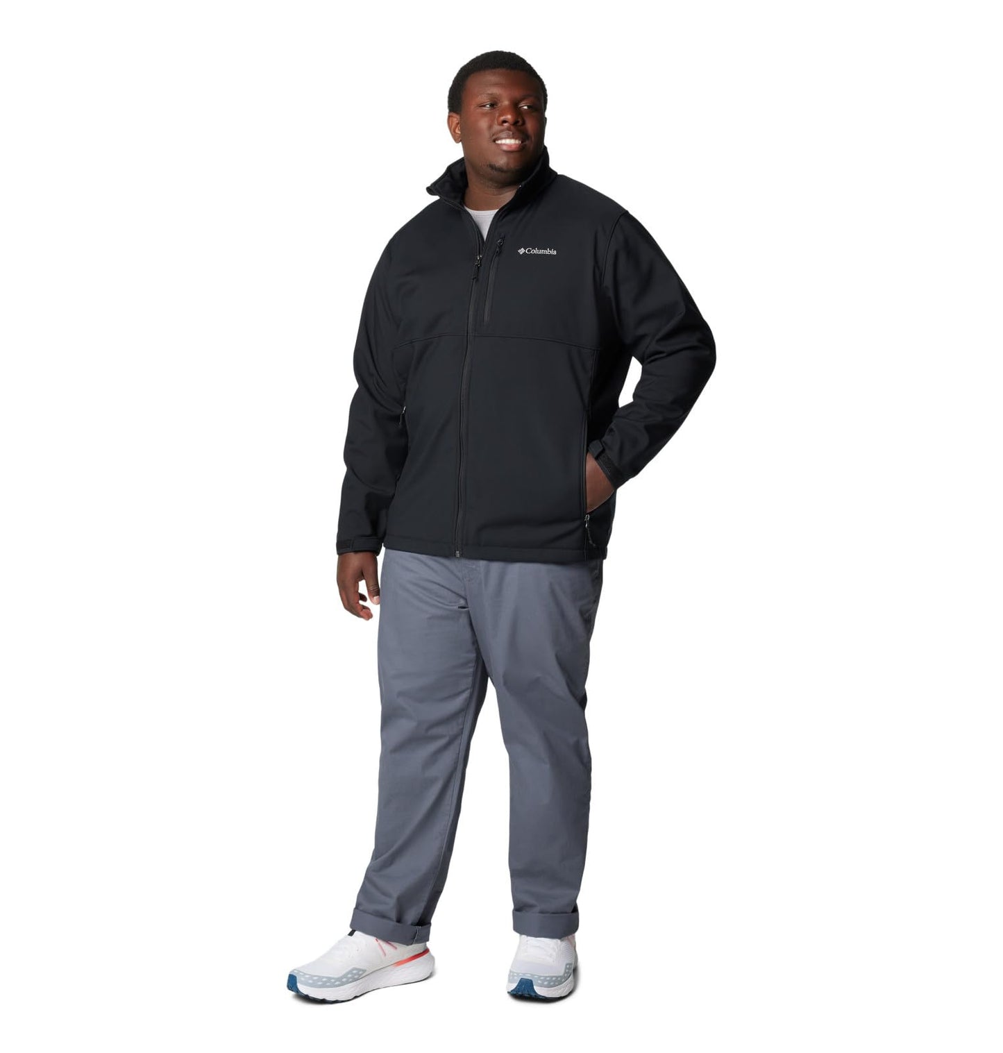 Columbia Men's Ascender Softshell Jacket, 2024 Black, Small