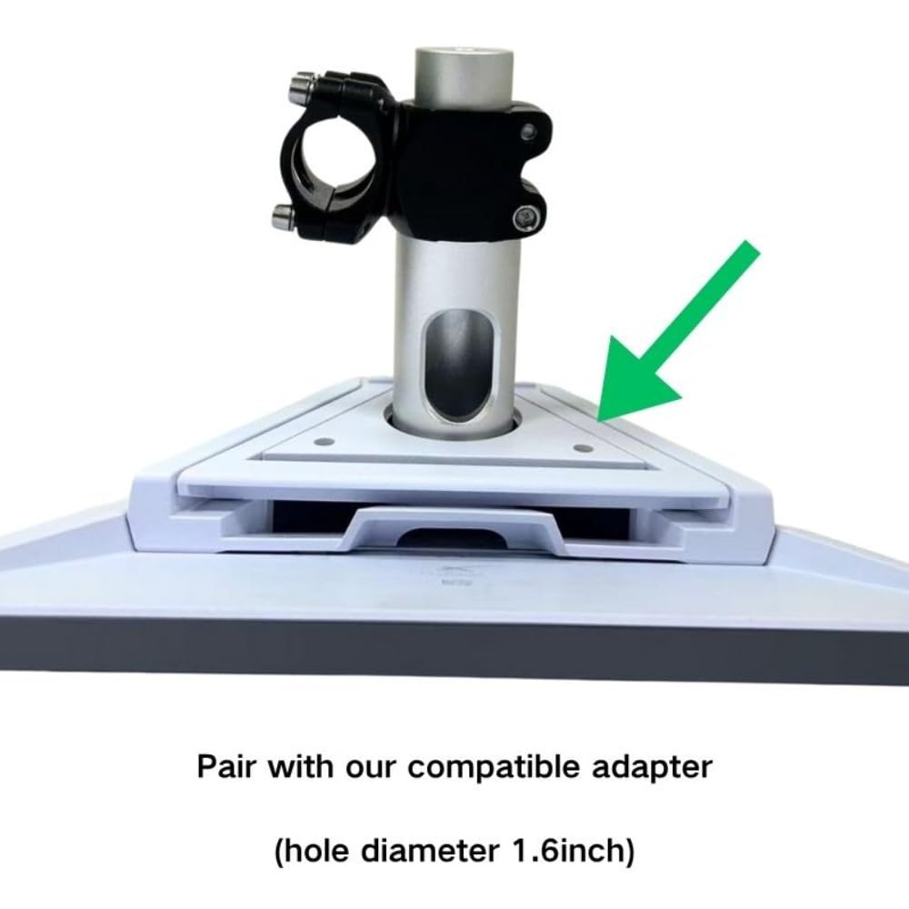 Starlink Mini Pole Mount Kit for RV Ladder (0.8"-1" Pipes) - Horizontal Clamp Mount with 6" Quick-Release Cable, Compatible with Roof Rack/Yacht/Camper (RV Ladder/Rack)