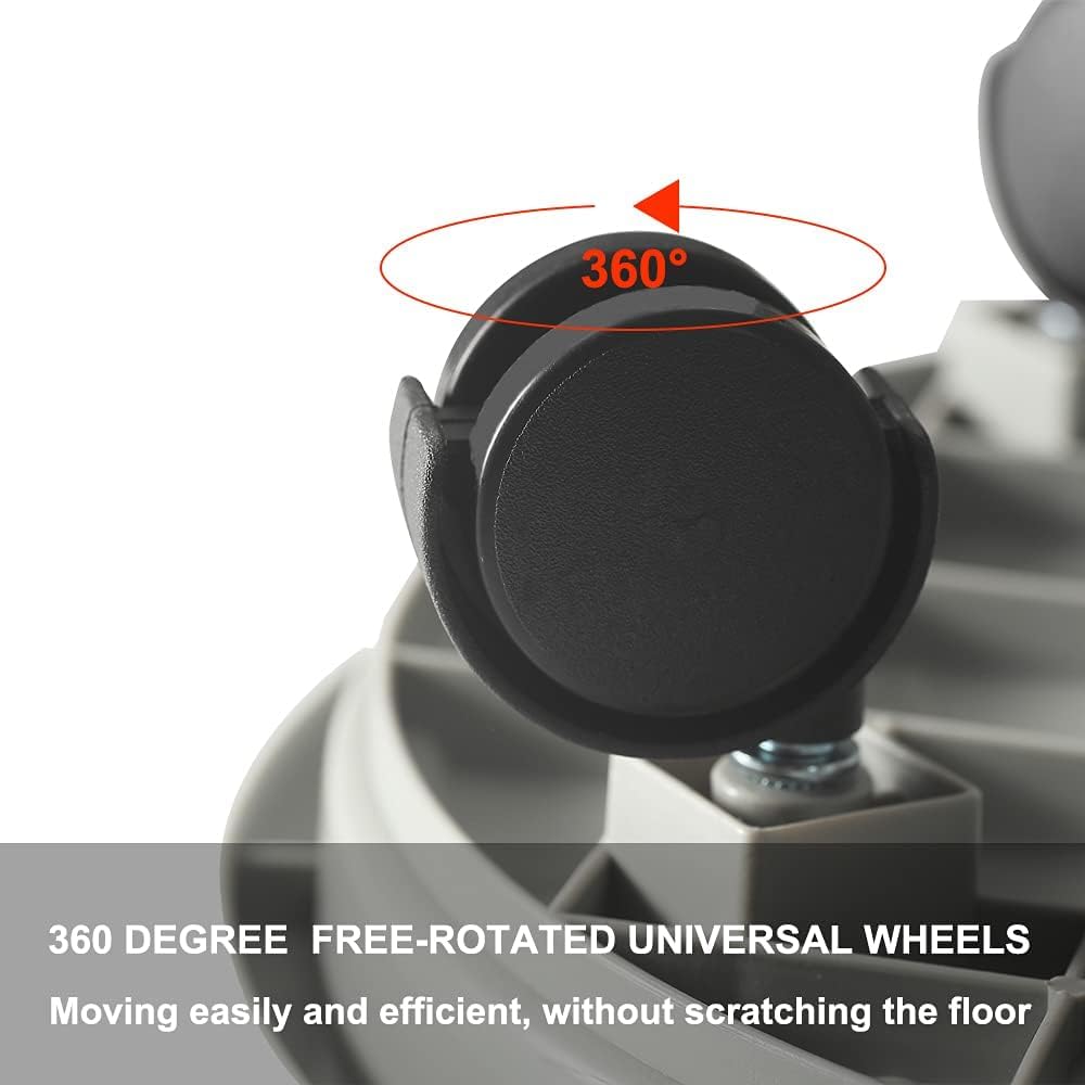 Beipoo 3 Packs 11.8 inch Plant Caddy with Water Container and 4 Wheels, Round Flower Pot Mover, Garden Rolling Planter Dolly on Wheels,Plant Stand Pallet for Heavy Planter, Loading Capacity 110 Lbs