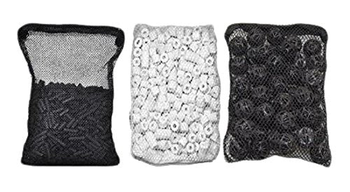 CNZ Aquarium Filter Media Kits - Activated Carbon, bio Ball, Ceramic Ring