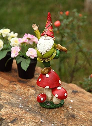 TZSSP Design Vegetable Garden Gnome Statue Decoration Statuary,Mushroom