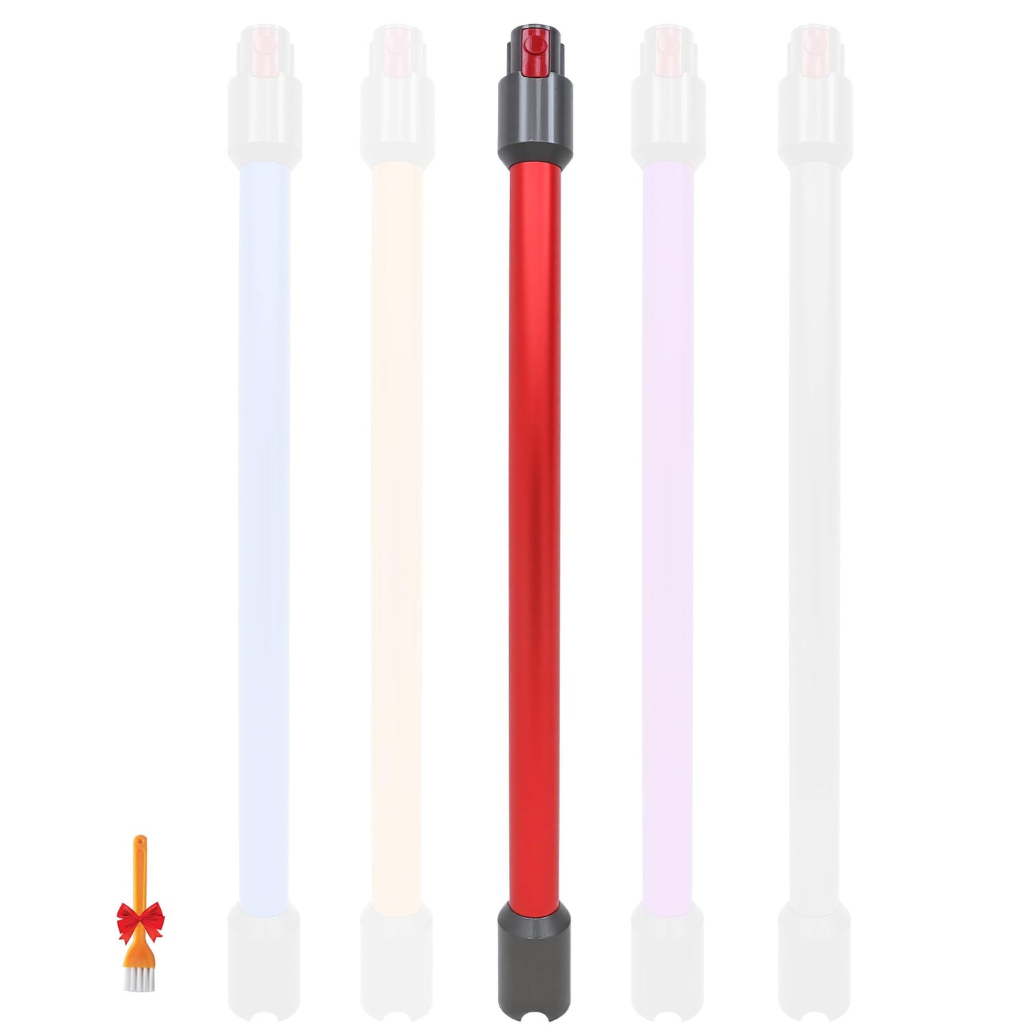 IZSOHHOME Compatible with Dyson Quick Release Extension Wand,Replacement for V7, V8, V10, V11 V15 Cordless Stick Vacuum,Vacuum Tube(Red)