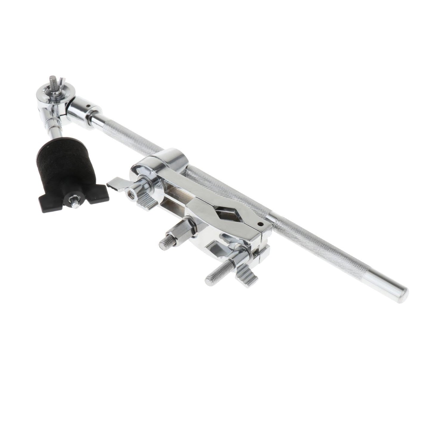 DYNWAVE Cymbal Extension Stand Drum Cymbal Stand Lightweight Drum Set Metronome with MEGA Clamps Adjustable Kids Grabber Cymbal Arm,12.99inch