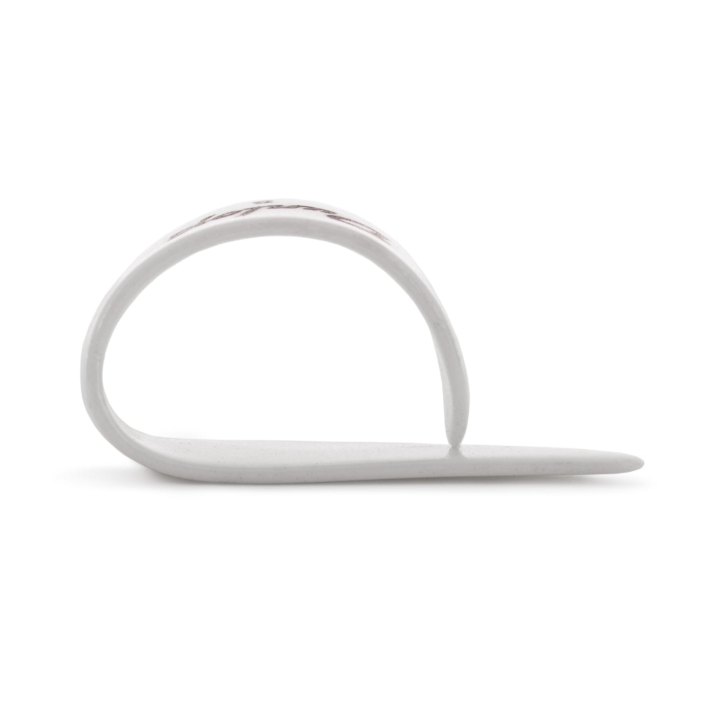 Jim Dunlop 9001R White Plastic Thumbpicks, Small, 12/Bag