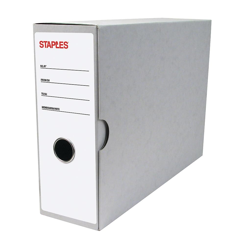 Staples Binding Case, #2 Letter Size, Heavy-Duty Cardboard, Internal 2-Ring Binder, 6 Pack