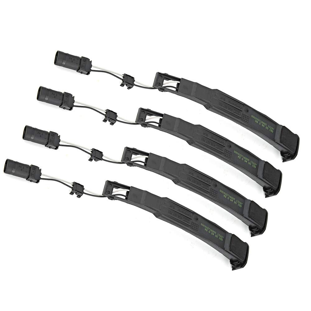 Door Handle Sensor, 4G8927753, 4Pcs Exterior Black Door Handle Sensor Pin Switch Fit for A1 Avant