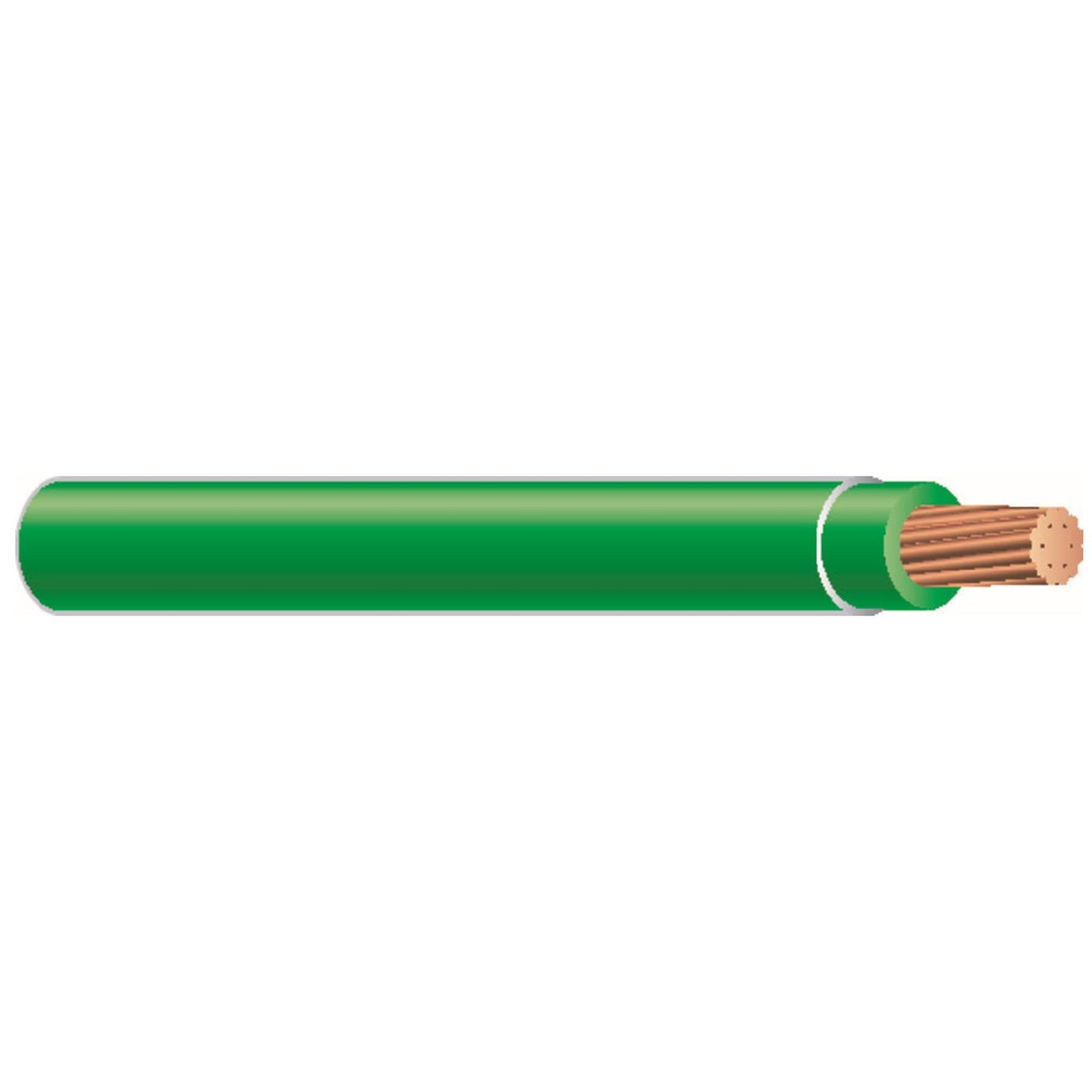 Southwire 22968252 Simpull Thhn or Thwn-2 Standard Wire, 12 Gauge, 100' per Roll, Green