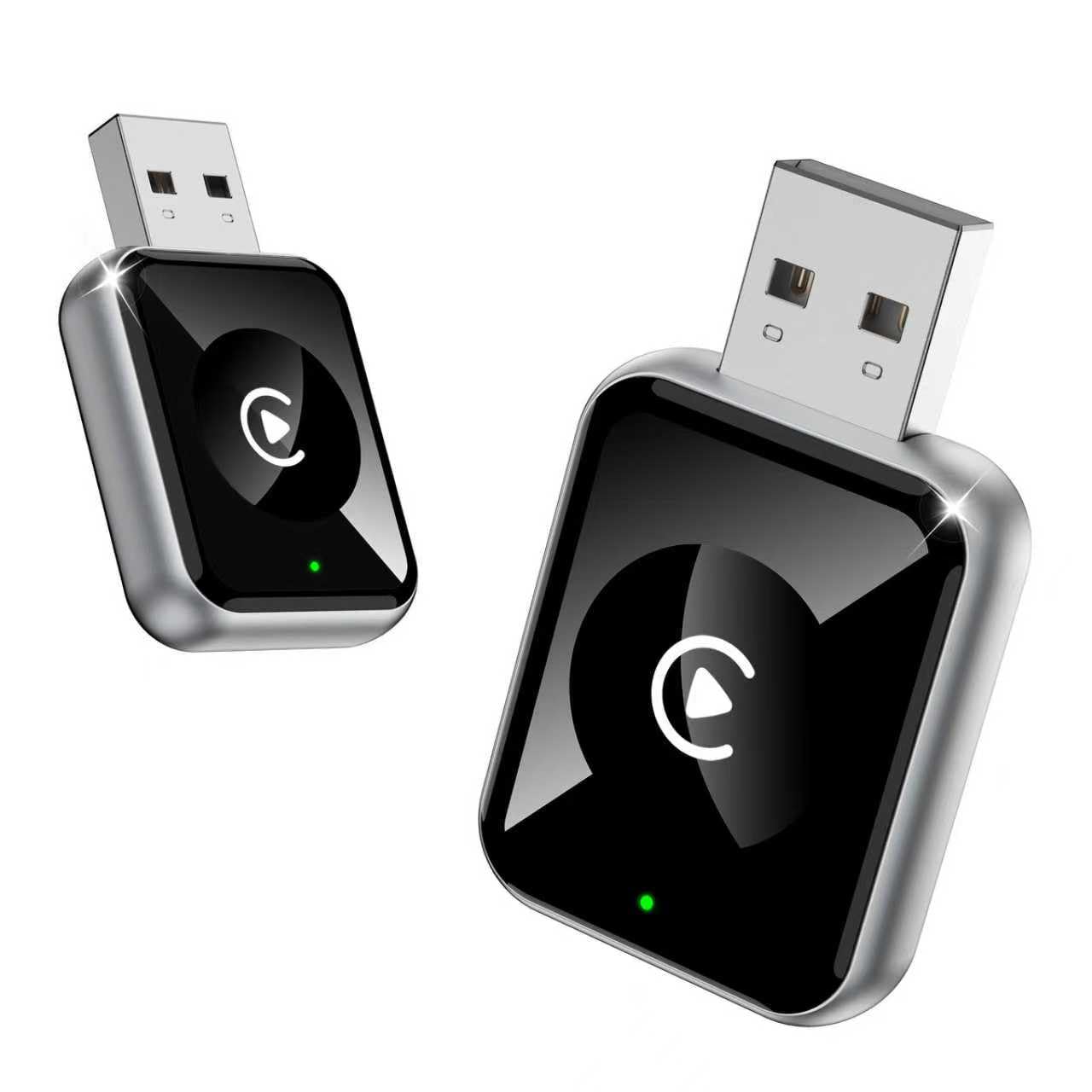 MoKo for Apple Carplay Wireless Adapter (2025 Upgraded), Fast Auto-Connect, No Latency, Plug & Play, Bluetooth 5.3 & WiFi 6, Mini Wireless Car Play Adapter Dongle for iPhone 6~16 and Cars 2015+