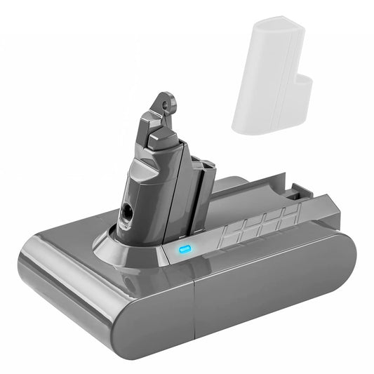 21.6V 6.0Ah Li-ion Replacement for Dyson V6 Battery Compatible with Dyson V6 Animal V6 Absolute V6 Motorhead V6 Fluffy SV03 SV04 SV05 SV06 SV07 SV09 DC58 DC59 DC61 DC62 DC72 DC74 Vacuum Cleaner