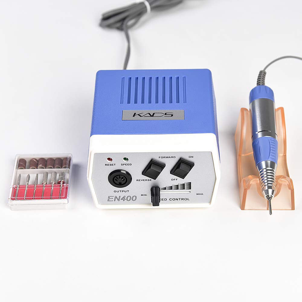 KADS 30000RPM Nail Art Drill Nail Equipment Manicure Tools Pedicure Acrylics Pink Electric Nail Art Drill Finger & Toe Machine Set (Purple)