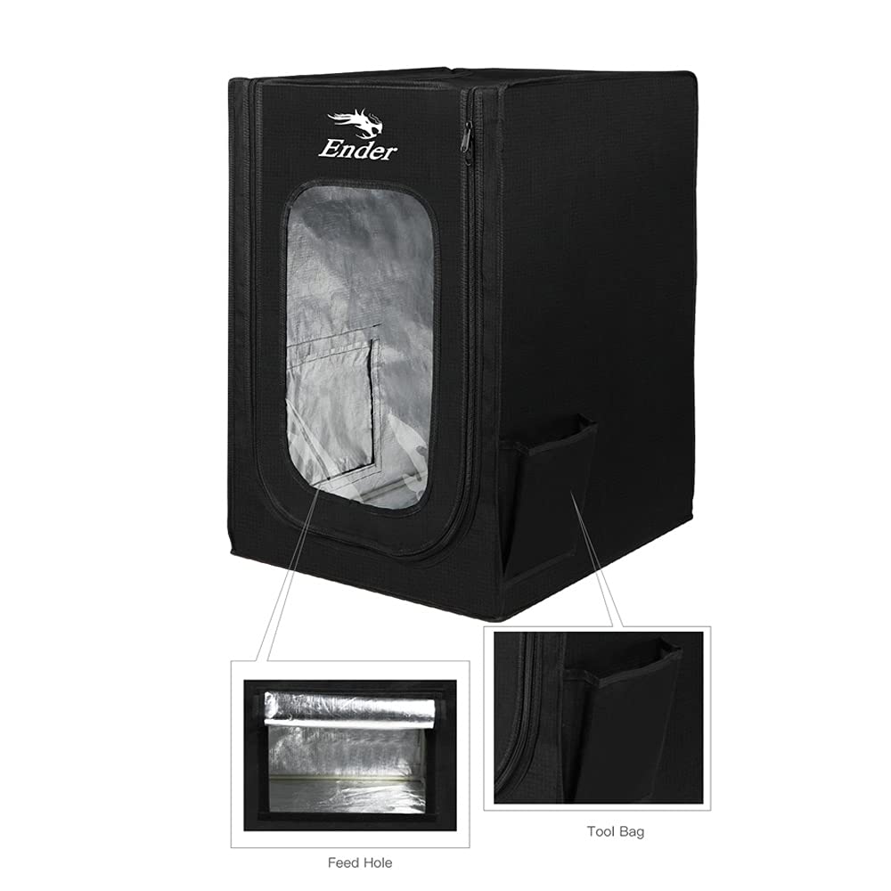Creality Enclosure 3D Printer Series Enclosure Fireproof and Dustproof Tent Constant Temperature Protective Cover Room for Creality Ender 3V2/Ender 3Pro/Ender 3 3D Printer