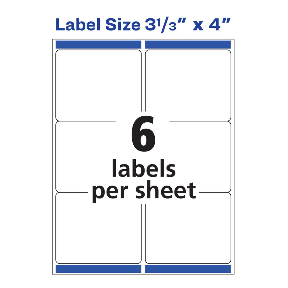 Bulk Shipping Label, 1500/BX
