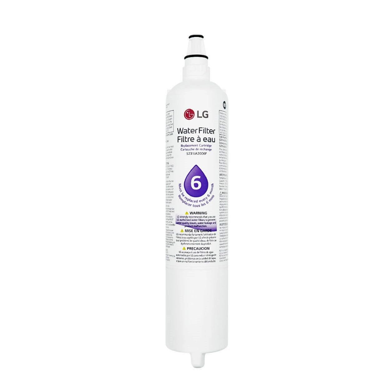 LG LT600P Genuine Replacement Refrigerator Water Filter, 1-Pack
