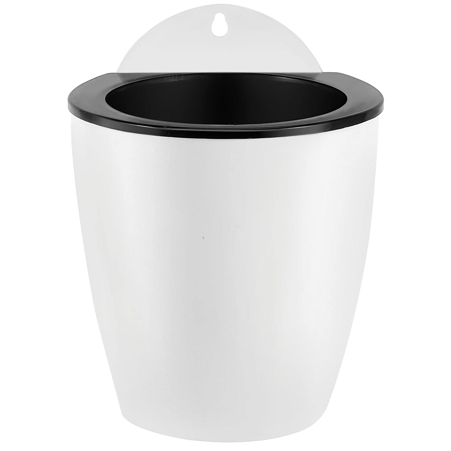 14 Pack 5 Inch Self Watering Hanging Planters for Indoor and Outdoor Plants,Wall Planters Included 7 Hooks Lazy Flower Pots Suitable for Window and Wall ?White?