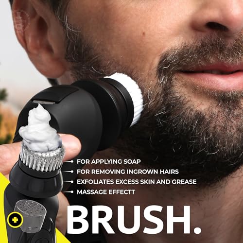 7-in-1 Electric Razor for Men in a case - Shaver with Floating 8 Contouring Technology and IQ Cleaning Sensor