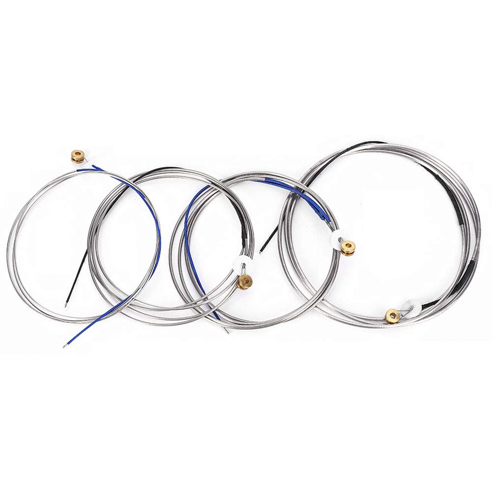 Double Bass String, Professional Double Bass Steel Wire String Music Instrument Accessory for Bass Upright Bass Strings Double Bass Strings