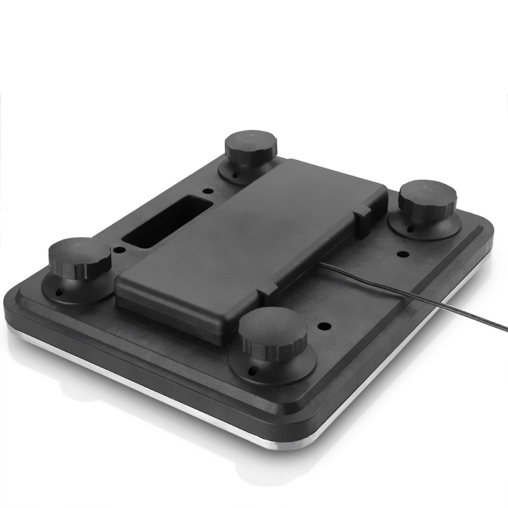 Flexzion Industrial Digital Shipping Postal Scales, Max Weight 200KG 440lb w/LCD Backlight Display & AC Adapter, Heavy Duty Stainless Steel Platform for Medium to Small Packages Parcel Small Pet
