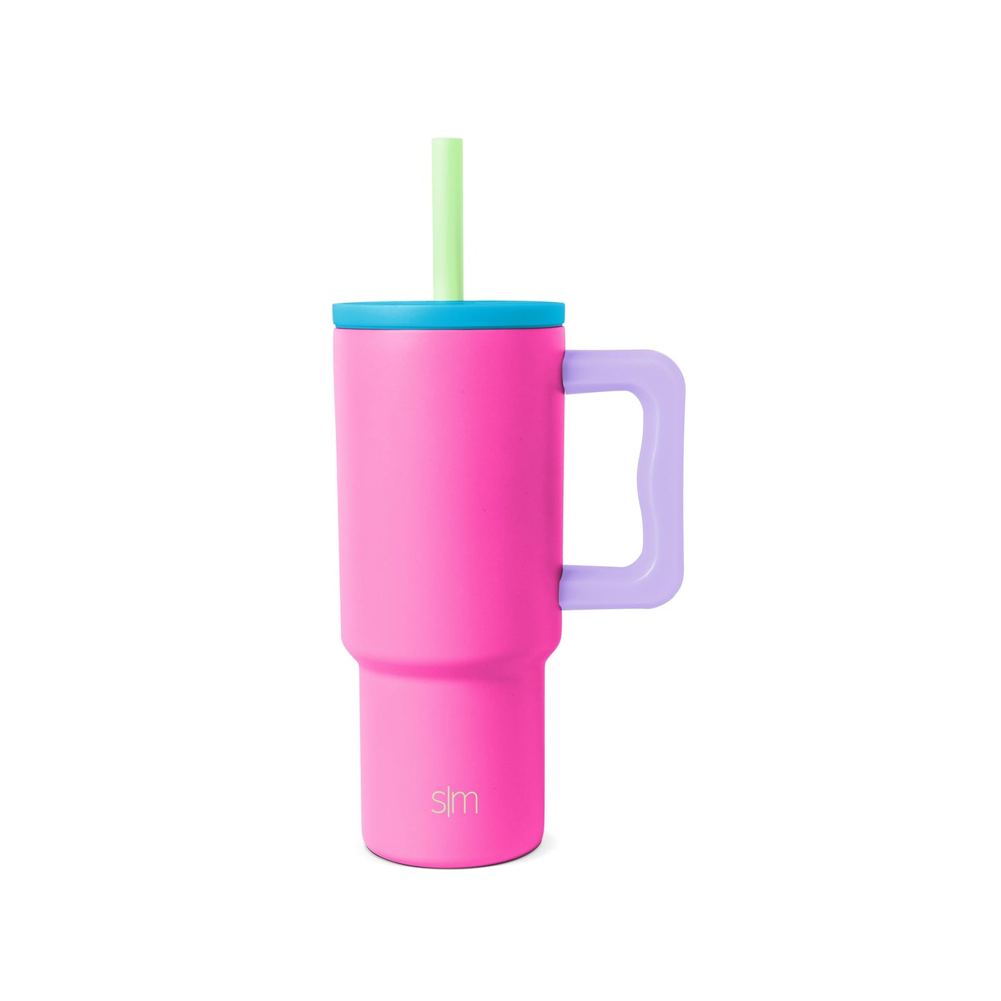 Simple Modern Kids 24 oz Tumbler with Handle and Silicone Straw Lid | Spill Proof and Leak Resistant | Reusable Stainless Steel Bottle | Gift for Kids Boys Girls | Trek Collection | 80s Mix