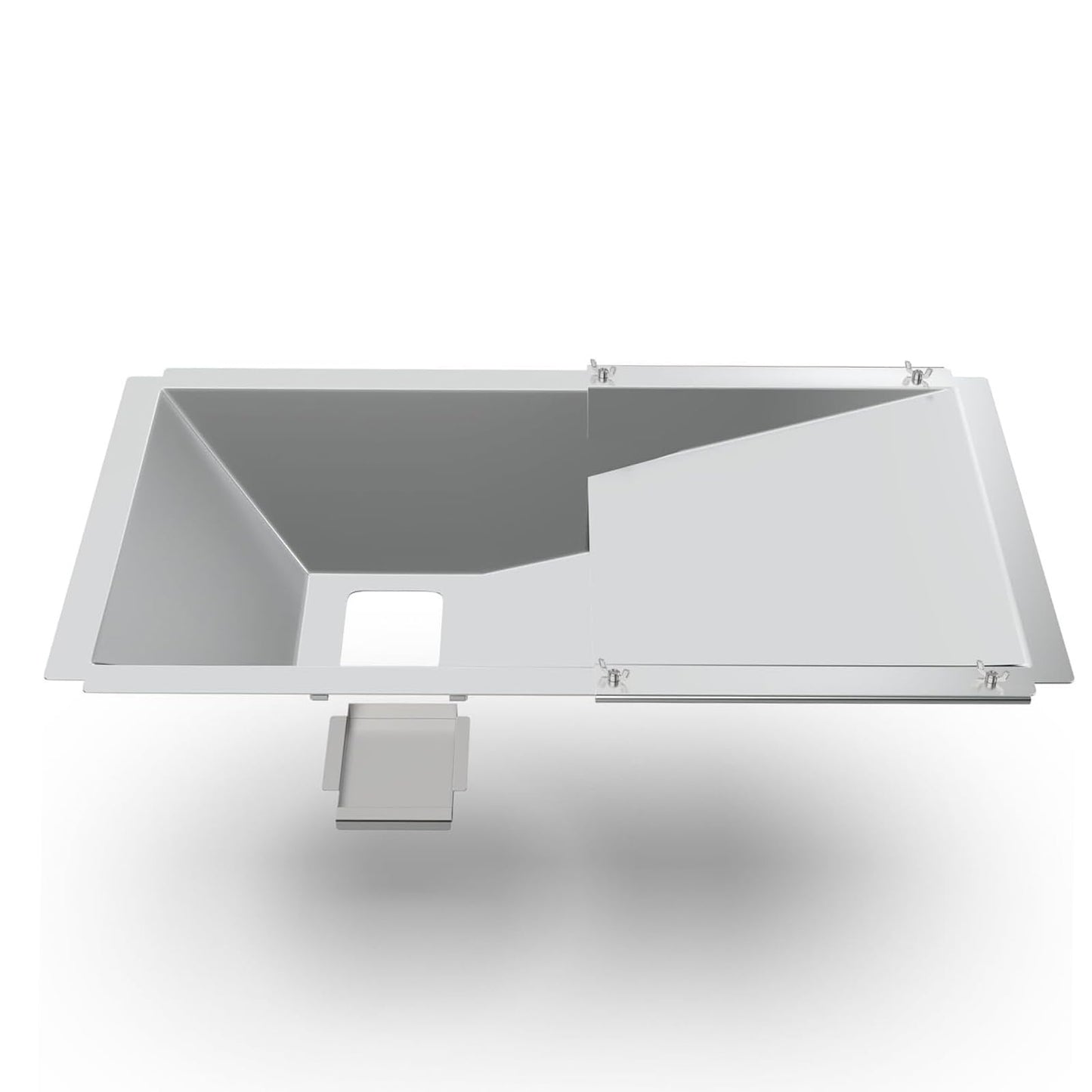 Universal Grease Tray with Catch for Nexgrill BBQ Grill 720-0830H, Adjustable Drip Pan for Nexgrill, Kenmore, Expect Grill BBQ Replacement Parts, BBQ Grease Tray for 3/4/5 Burner BBQ Gas Grill