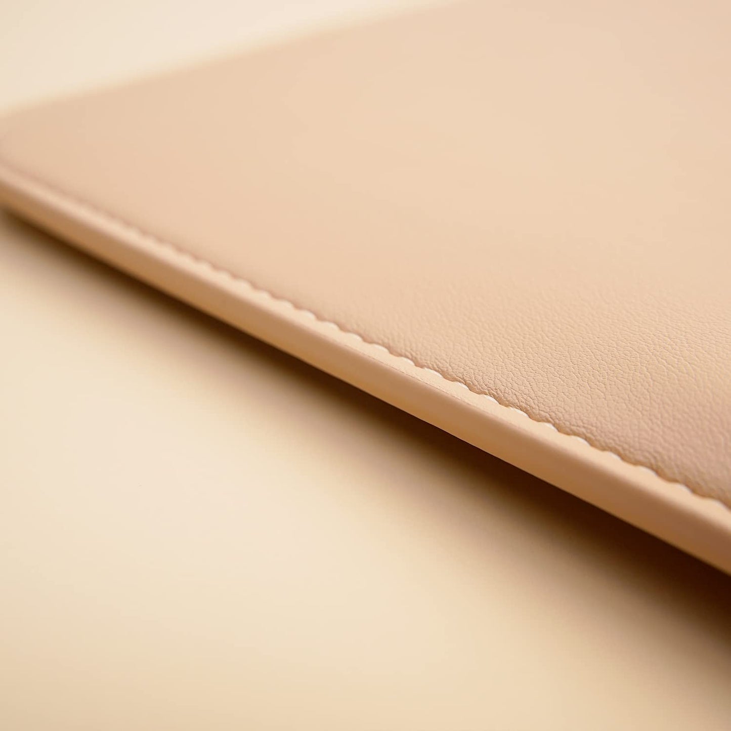 Benfan Laptop Sleeve 15.3 Inch Compatible with 2024 New 15 MacBook Air A3114 A2941 Color Beige
