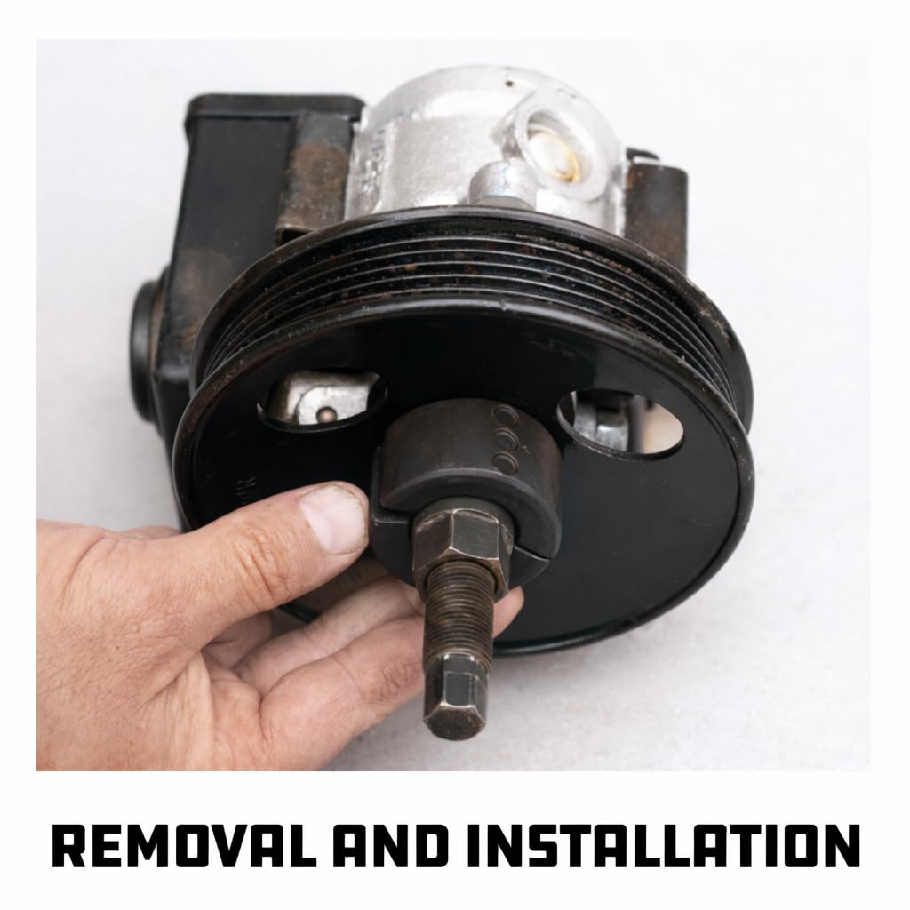 Powerbuilt Alltrade 648605 Kit 20 Power Steering and Alternator Pulley Removal and Installation Tool Set