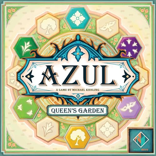 Azul: Queen's Garden - 2 to 4 Players - Board Games for Family - 45-60 Minutes of Gameplay - Games for Family Game Night - for Kids and Adults Ages 10+ - English/French Version
