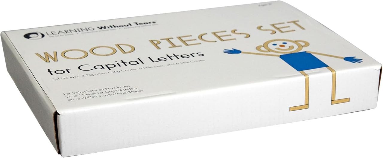 Wood Pieces Set for Capital Letters