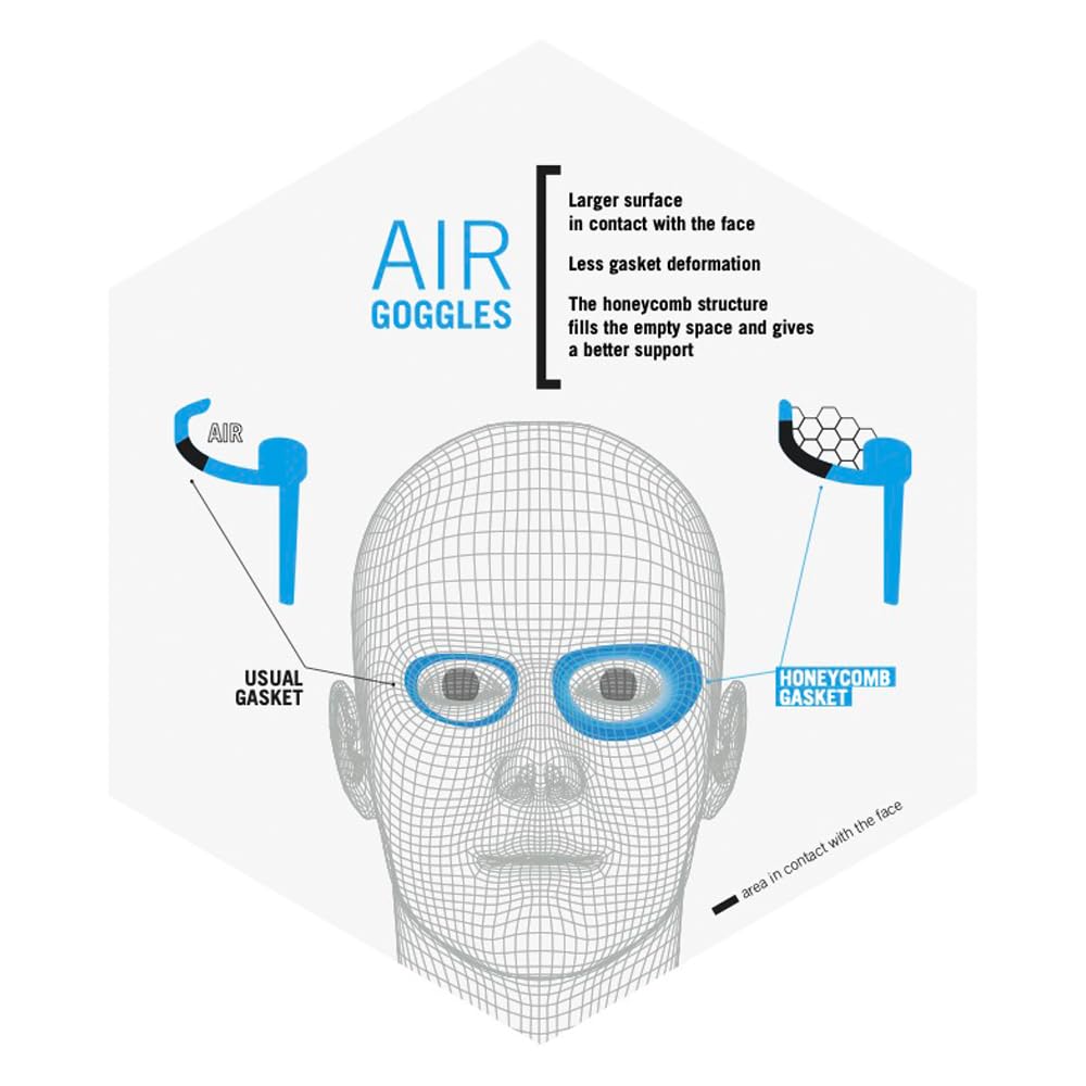 arena Air-Speed Anti-Fog Swim Goggles for Men and Women, Silver Mirror/Silver