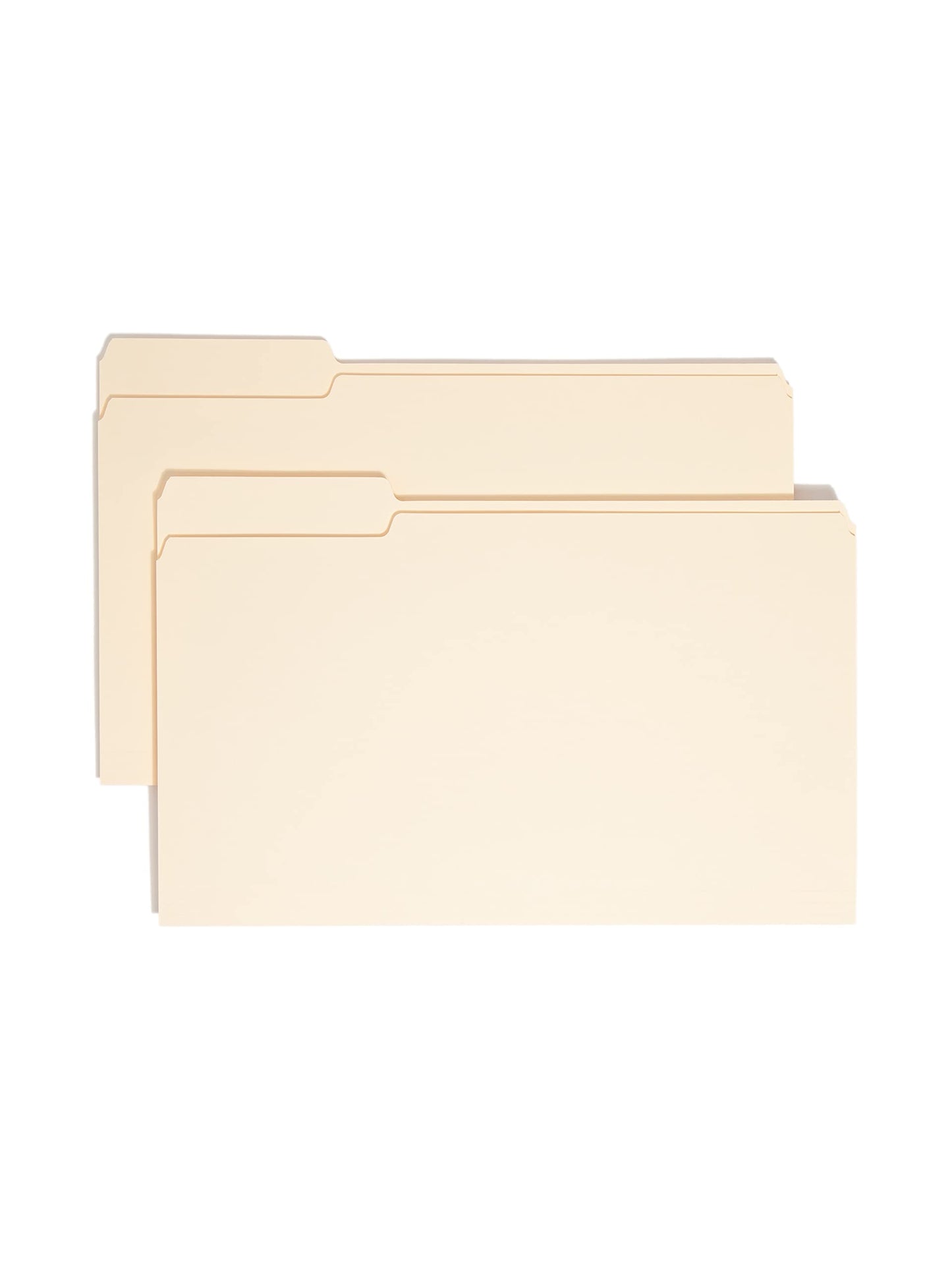 Smead File Folder, Legal Size, 1/3 Cut Tab First Position, Manila, 100 Per Box (15331)