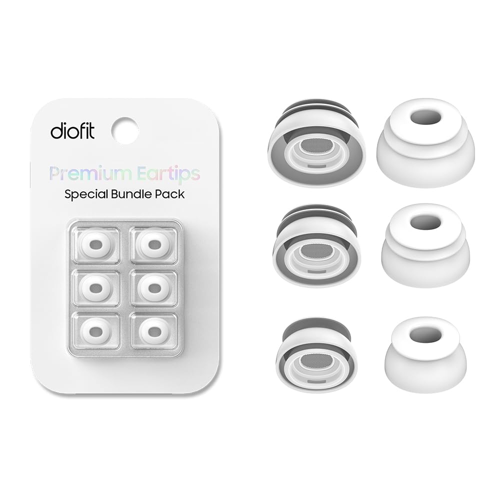 Premium Multi-Flange Eartips for AirPods Pro 1&2 (S/M/L) – Always Fits, Never Slips
