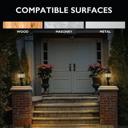 Design House 502211 Pier Base for Lamppost, Black
