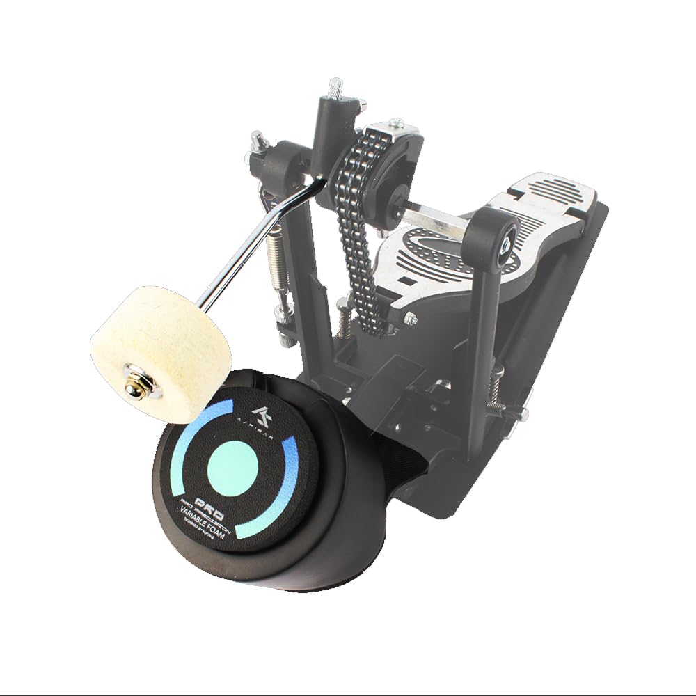 Aspirar Bass Drum Practice Pad with Drum Beater（Pedal Not Included）