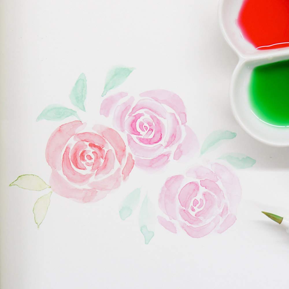 Kuretake GANSAI TAMBI Watercolor Paint Set, 18 Colors, Professional-quality for artists and crafters, for kids, adult, Made in Japan