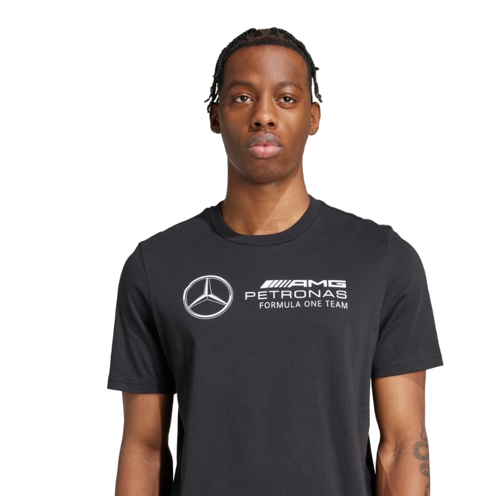 adidas Men's Mercedes - AMG Petronas Formula One Team Graphic T-Shirt, Black/White, Medium
