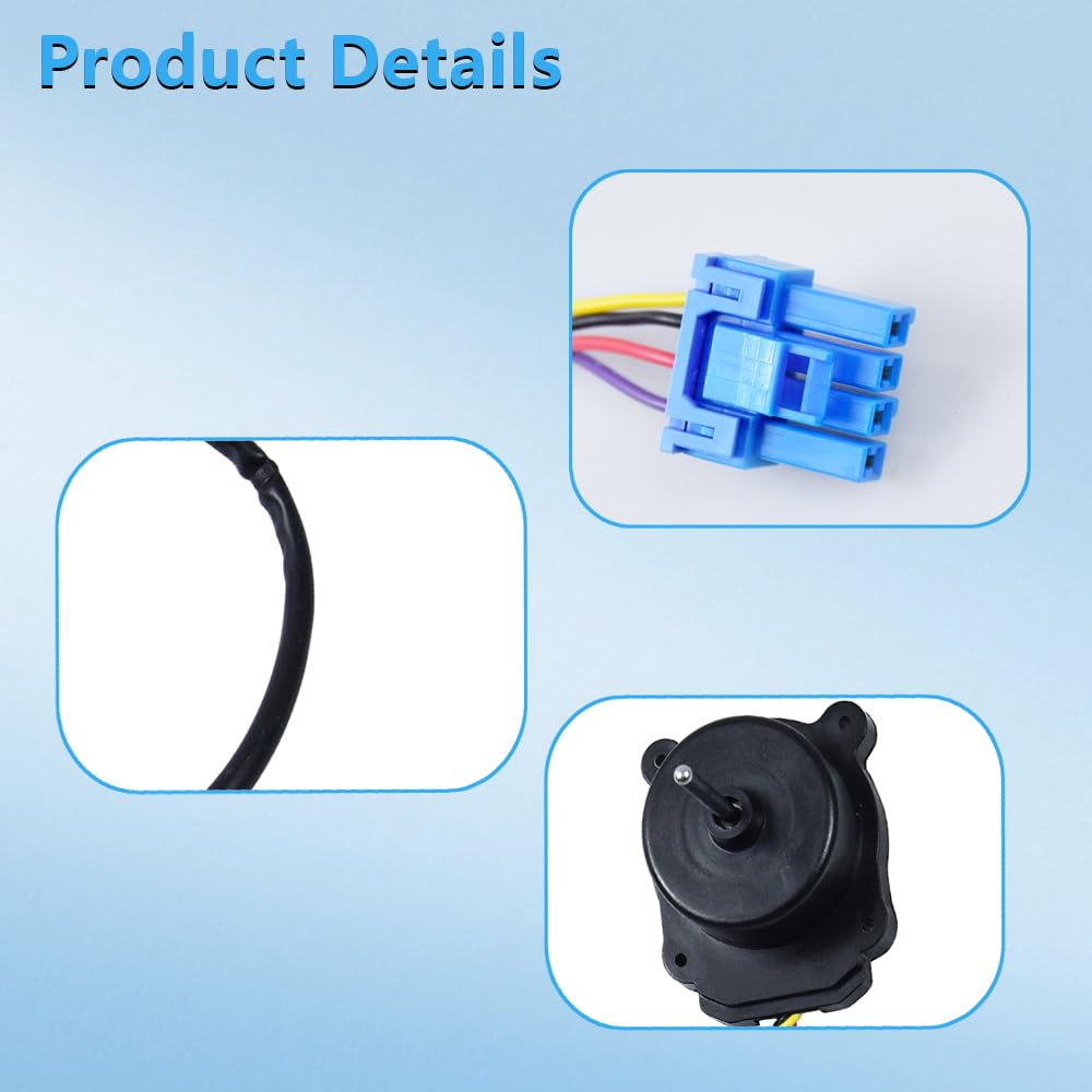 DWX Global EAU65058502 Refrigerator Condenser Fan Motor Compatible with L-G Refrigerators Replacement EAU64843805 RFD3410A102A EAU65058501 AP7178309 PS16662422 EAP16662422