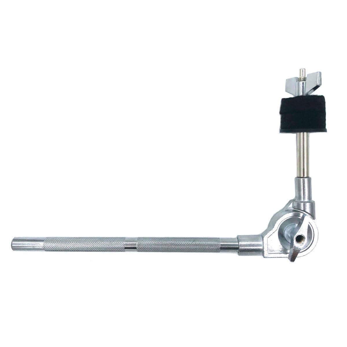 TUOREN Cymbal Boom Arm Holder Attachment 10.2 inch Percussion Straight Cymbal Arm Adjustable Cymbal Mount Arm Cymbal Extension Mounting Attachment for Cymbal Stand Drum Set Hardware Accessories