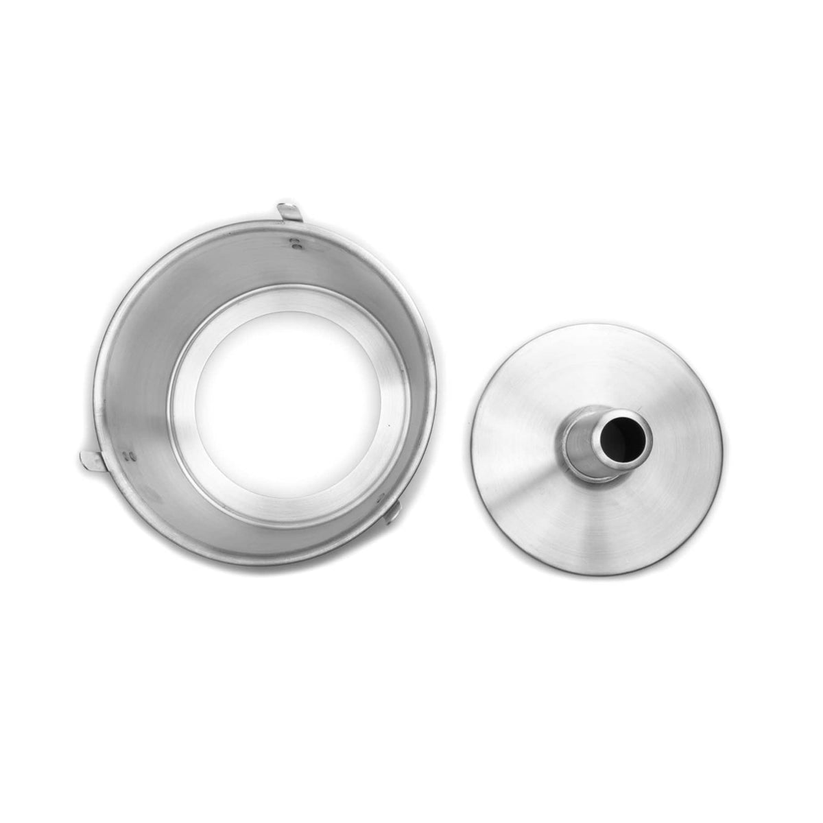 Fox Run Reinforced Angel Cake Food Pan with Removable Bottom and Feet, Aluminum, 10.75"