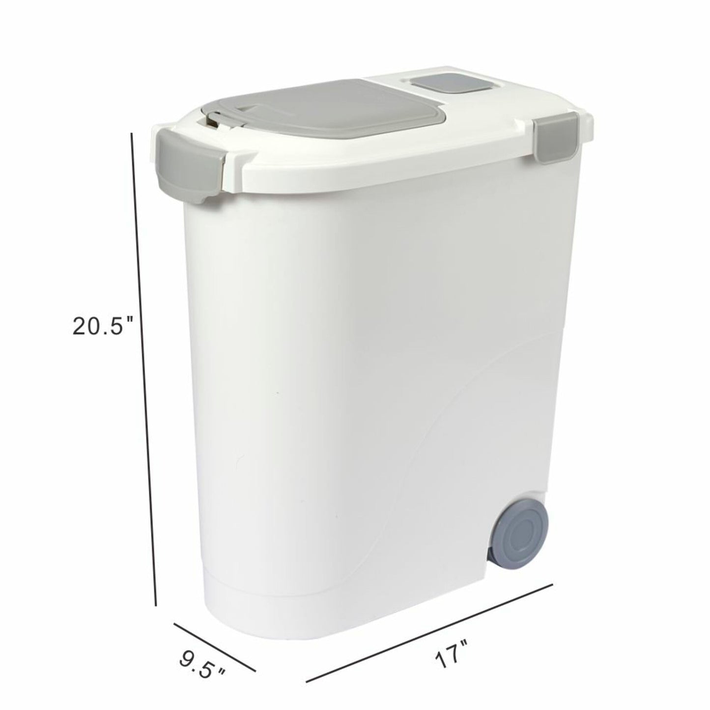 Ashfield & Harkness Airtight Pet Food Storage Container, up to 30 Lbs/ 36 Qt for Dog Cat Bird and Other Pet Food Storage, Easy Acces Including Scoup, Easy Access, Lightweight Keeps Pet Food Fresh