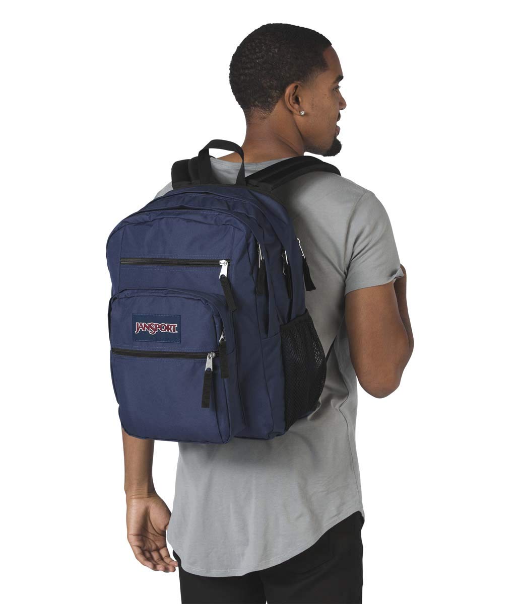 JanSport Laptop Backpack - Computer Bag with 2 Compartments, Ergonomic Shoulder Straps, 38.1 cm Laptop Sleeve, Haul Handle - Navy