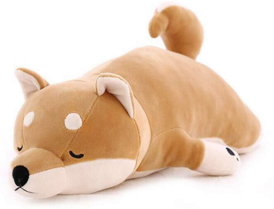 30'' Shiba Inu Plush Stuffed Animal Dog Plush Pillow Children Hugging Pillow Sleeping Comfort Cushion Soft Plush Toy
