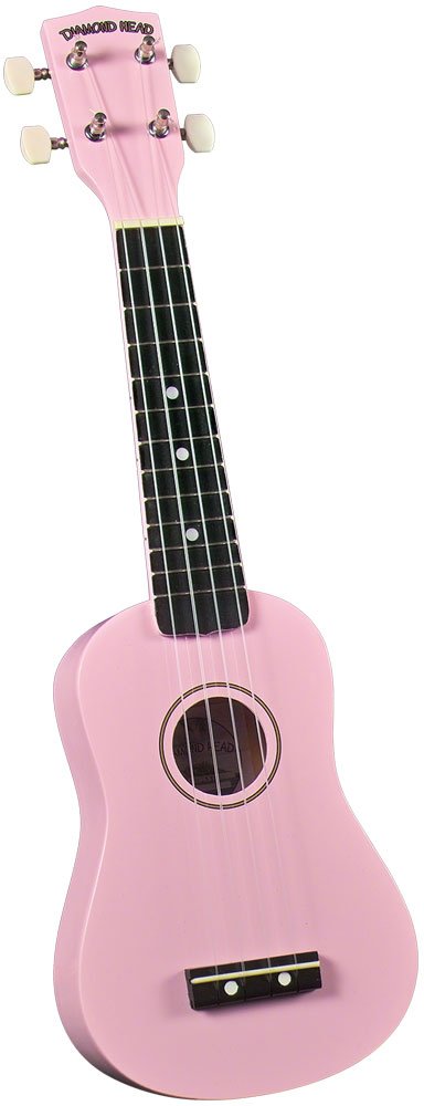 Diamond Head DU-110 Rainbow Soprano Ukulele - Pink