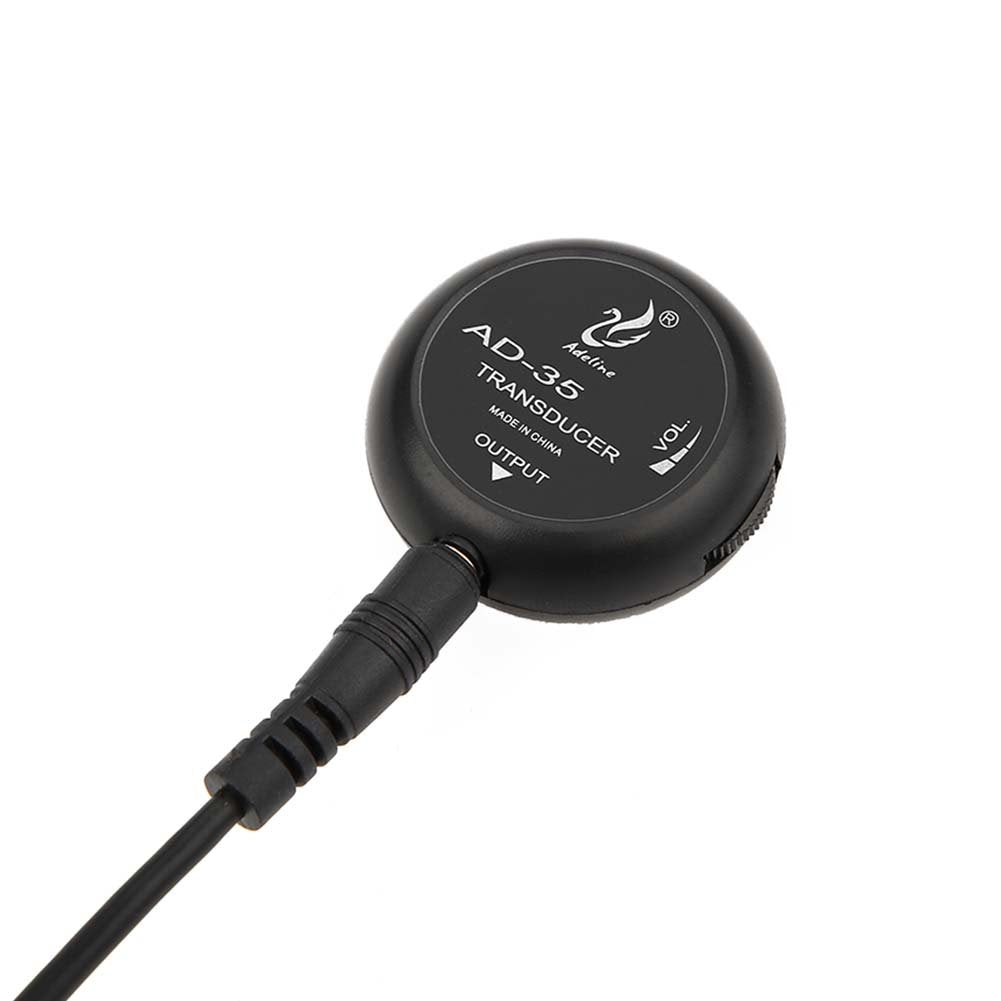 Dilwe Mini Piezo Pickup, Contact Microphone Transducer for Acoustic Guitar Violin Ukelele