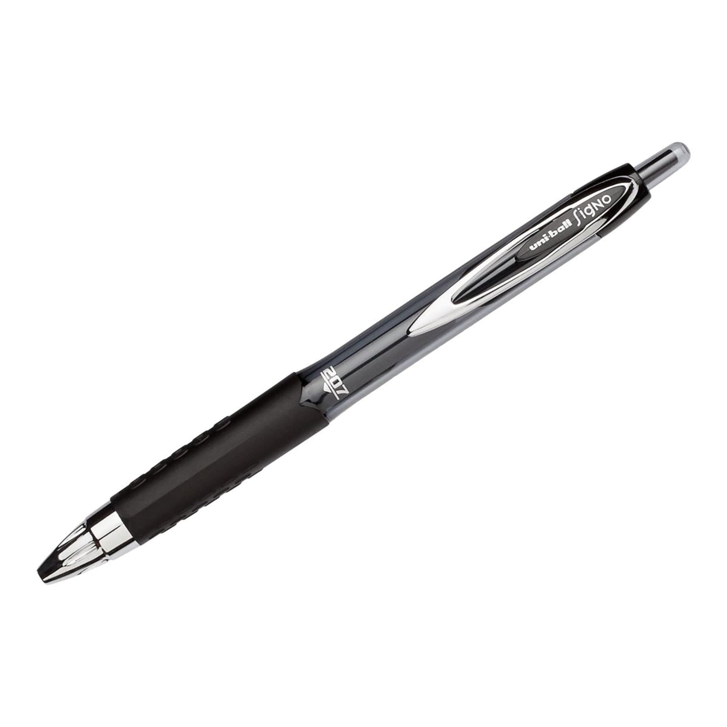 uni-ball 207 Rollerball Gel, Gel Retractable Roller Ball Pen Medium-0.7mm, 12 Pack, Black Ink (33950)