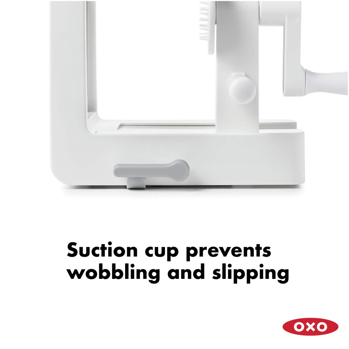 OXO Good Grips 3-Blade Tabletop Spiralizer with Stronghold Suction White
