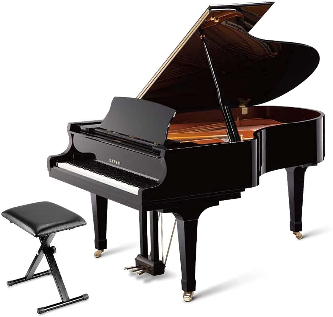 Adjustable Padded Piano Keyboard Bench Seat, Folding Design for Beginner Professionals (Type 1)